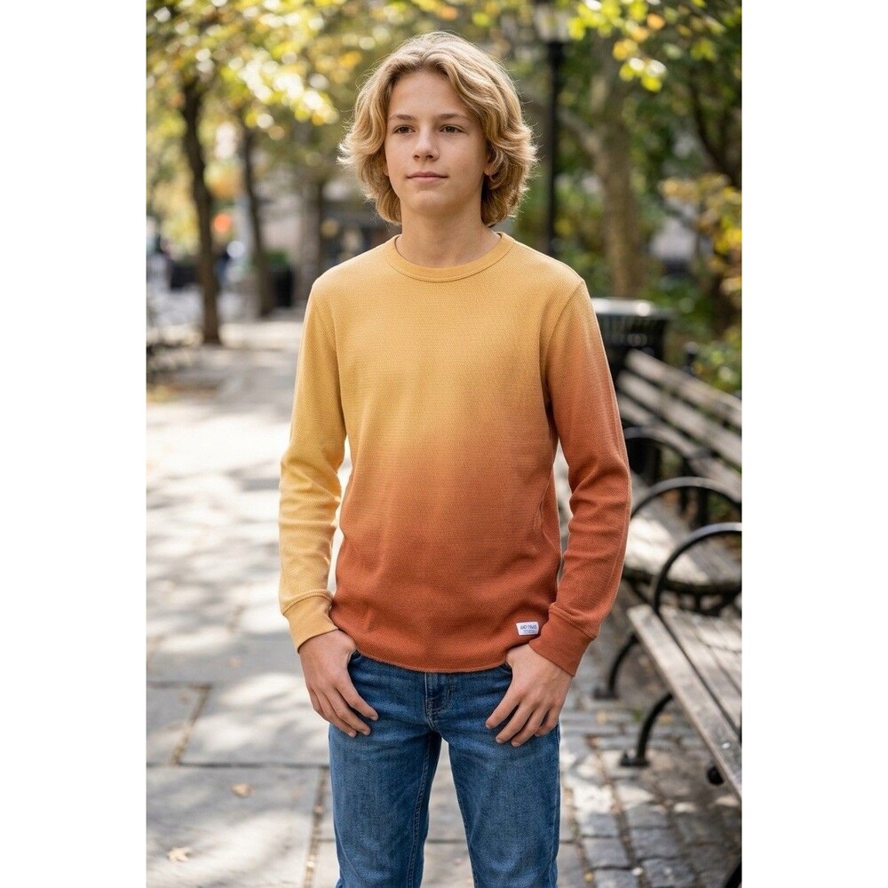 Gap Kids Boy’s Long Sleeve Top Orange Ombre Size XL‎ (12-13)